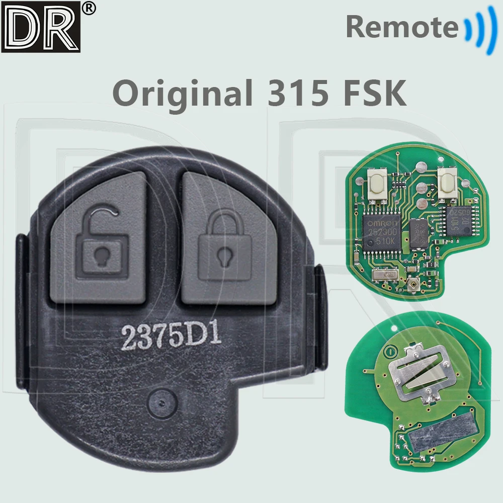 DR Original 315 FSK 54G2 Wewnętrzny rdzeń pilota samochodowego do Suzuki Swift ALTO SX4 Vitara Ignis JIMNY Splash
