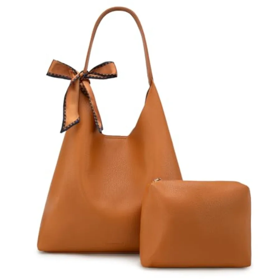 

Montana West Slouchy Hobo Bag for Women Shoulder Purses and Handbags with Scarf