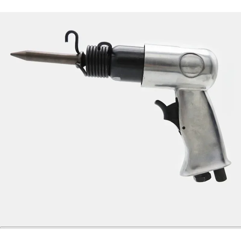 Heavy Duty Air Hammer with Round & Hex Chisels, 1/4'' Air Screw, 4500rpm, Pneumatic Drill Shovel Hammer Drills Pneumatic Chisel