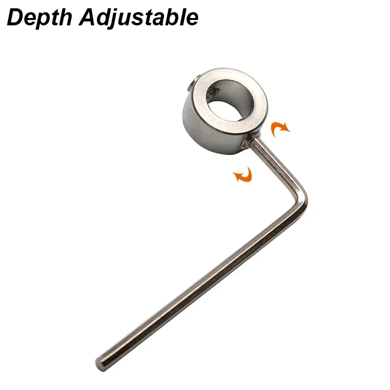 Drill Bit Depth Stopper Limiter Collar Set Adjustable Attachment Limit Ring Stop Control Guide Gauge Position Precision Kit