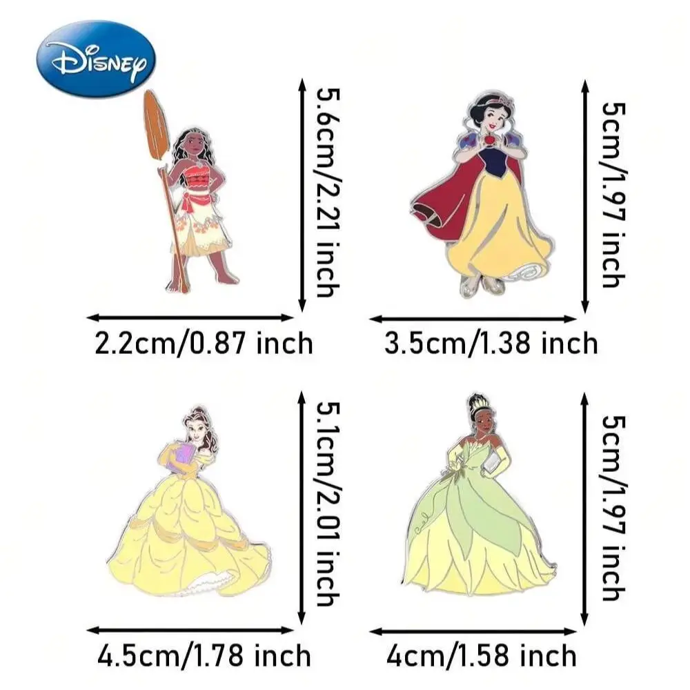 1 Stück offiziell lizenzierte Disney-Sammlerbrosche aus Emaille mit Prinzessinnen-Motiv, exquisites, süßes kleines Geschenk, modisches Accessoire – Detail 2