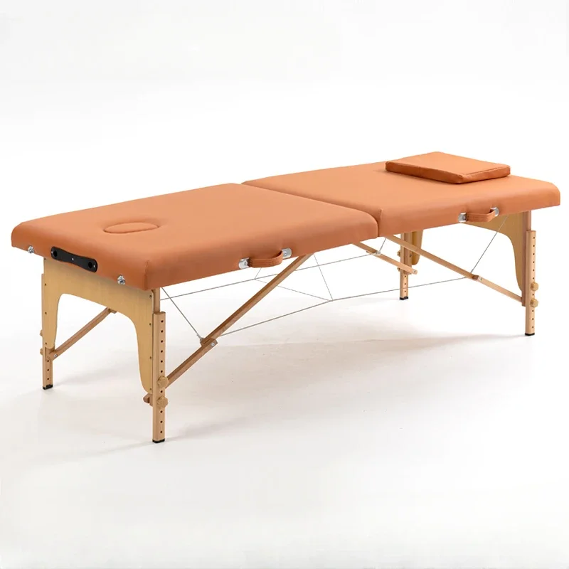 Folding Home Massage Table Beauty Adjust Comfort Sleep Knead Massage Table Esthetician Cama Para Masajes Salon Furniture ZSMT