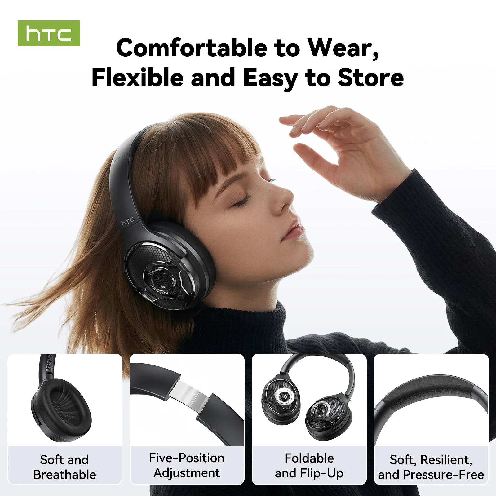 سماعات رأس HTC HP09 ستيريو مع  - مراجعة Phone Cases Officeworks وسعره
