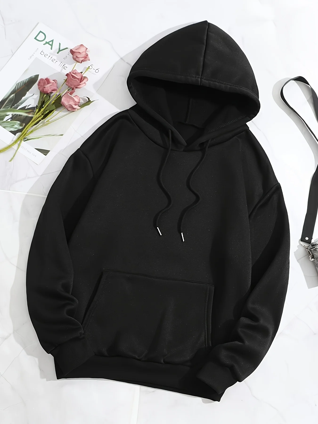 Women's Gothic Skull Book Pattern Print Black Hoodie Halloween Christmas Casual Pullovers Vintage Style Y2k Sweatshirts Female