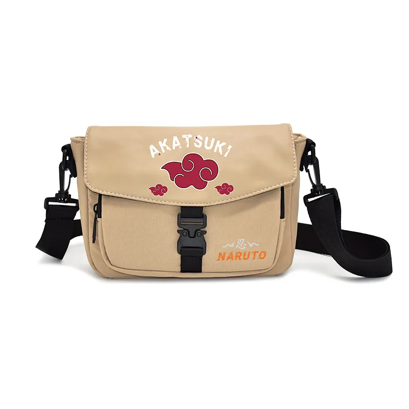 اليابانية أنيمي ناروتو وسيم الكرتون نمط قطري حقيبة كروس هدية صغيرة