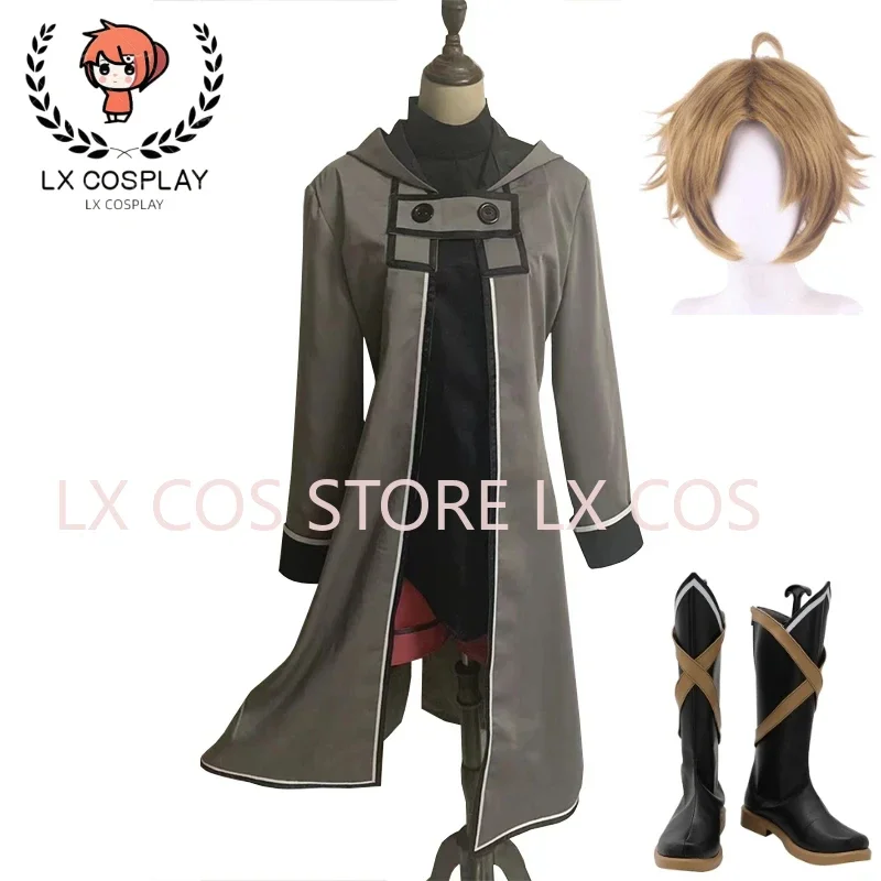 

Аниме Rudeus Greyrat Косплей Костюм Rudeus Greyrat Тканевый парик Обувь Хэллоуин Карнавальная вечеринка для женщин и мужчин