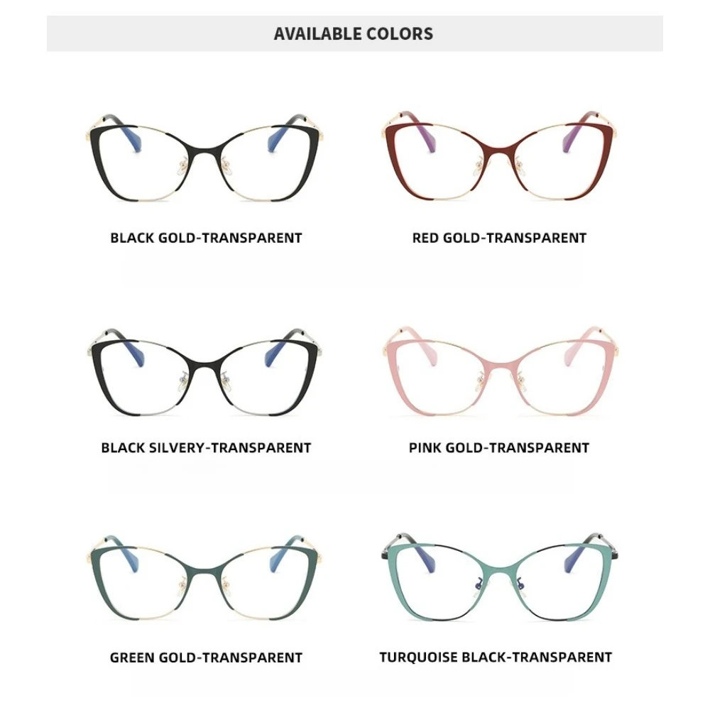 

Плоское зеркало в стиле ретро с защитой от синего кошачьего глаза, европейская и американская металлическая оправа для очков с краской для выпечки, изысканная и модная.