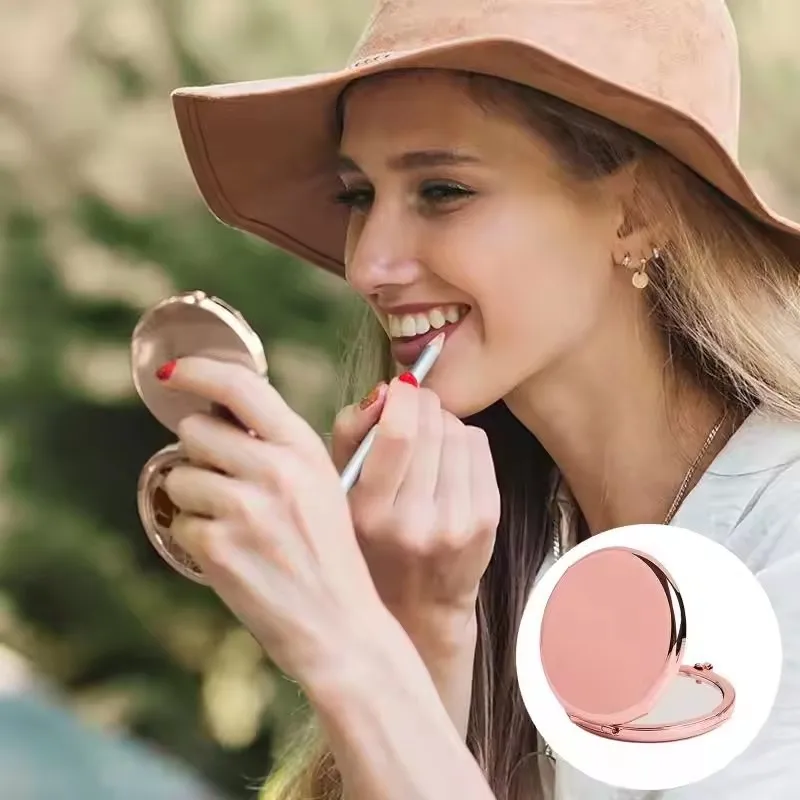 شخصية مرآة مدمجة اسم مخصص مرآة الجيب اقتراح عيد ميلاد وصيفة الشرف النساء فتاة هدايا أصدقاء هدايا عيد الميلاد