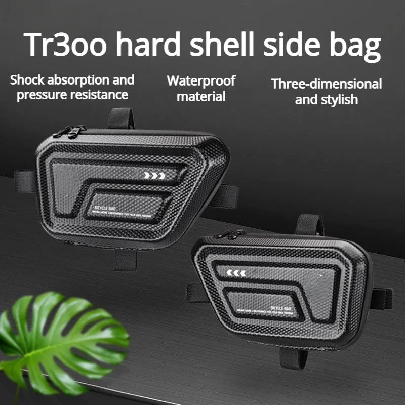

Motorcycle Guard Bar Hard Shell Side Bag Hanging Bag Motorcycle Travel Hard Shell Triangular Tool Bag Is Suitable For Luxury