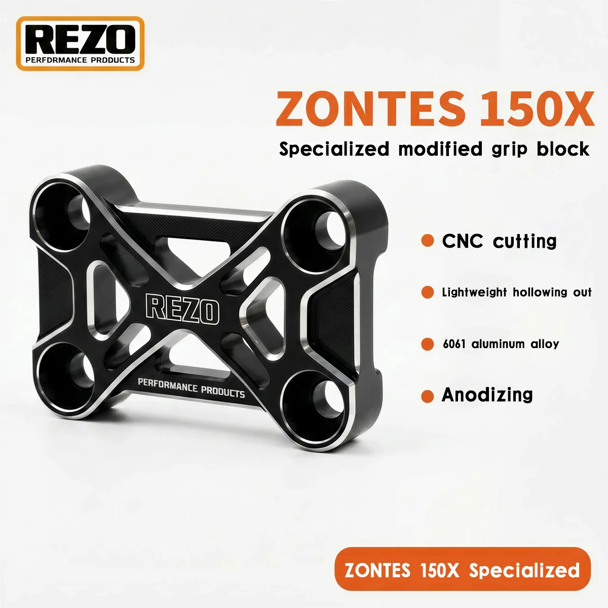 For ZONTES 150X Specialized Modified pressure block  Handlebar Holder Aluminum Alloy Modification Parts