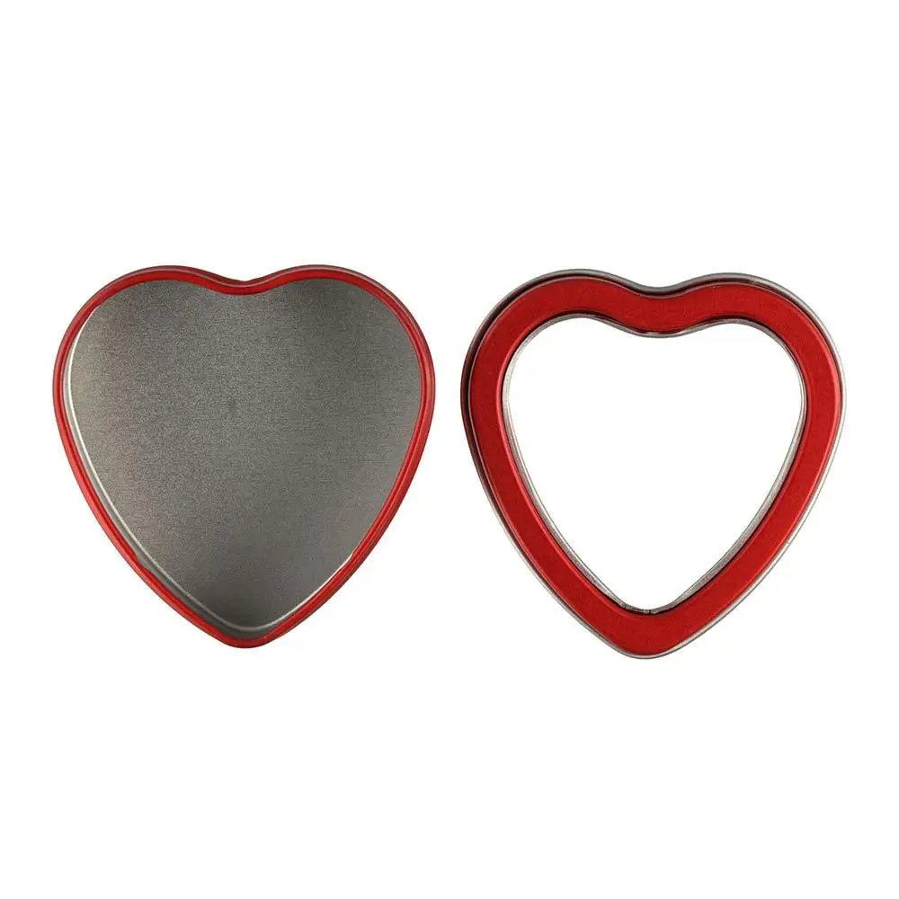 

Aromatherapy Containers Jars Tinplate Heart Shape Tins Silver/Red/Pink Empty Heart-shaped Containers Small Mini Jewelry Box Home