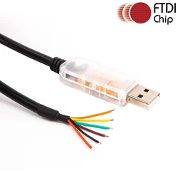 USB to RS485 Serial Converter Cable 6P FTDI Chip 6 Pins Wire End WE   6ft