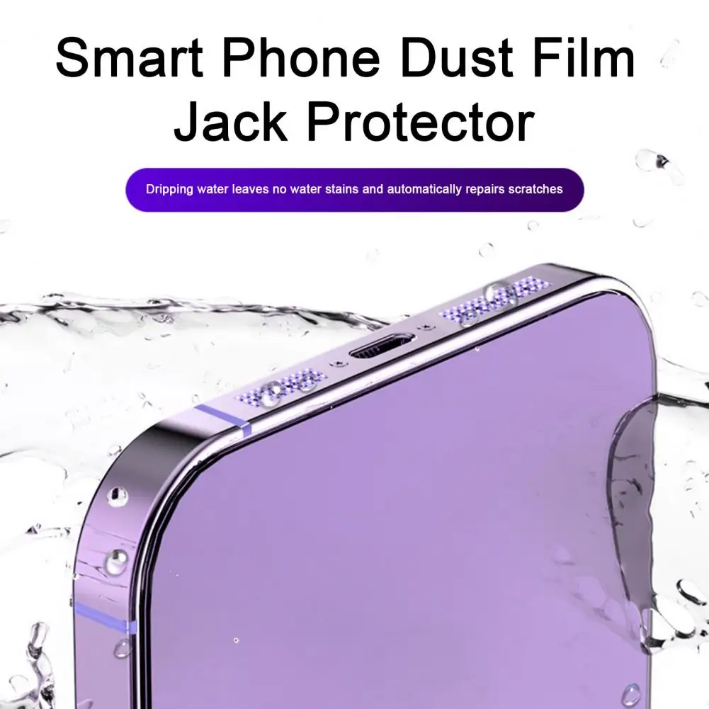 Integrated Protection Phone Jack Protector Adhesive Sticker Anti-Dust Eco-friendly Mobile Phone Integrated Dust Stickers
