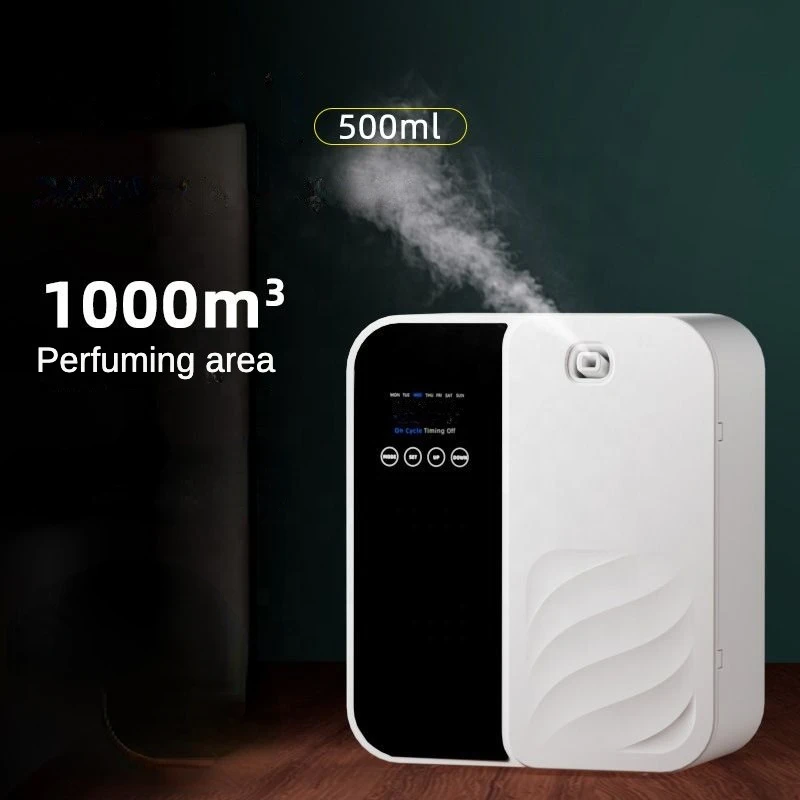 500ml Essential Oil Aroma Diffuser Home Fragrance Air Scent Machine with Bluetoooth App Control 1000cbm for Home Hotel Office