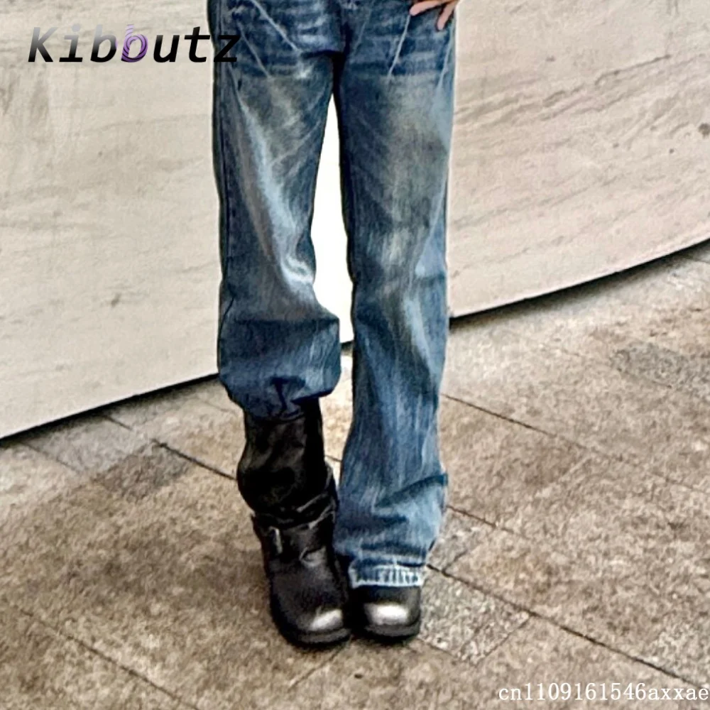 Round Toe Wrinkle Ankle Boots Ladies Buckle Strap Chunky Block Heels Outdoor Street Style Dating Daily Fashion Vintage Boots