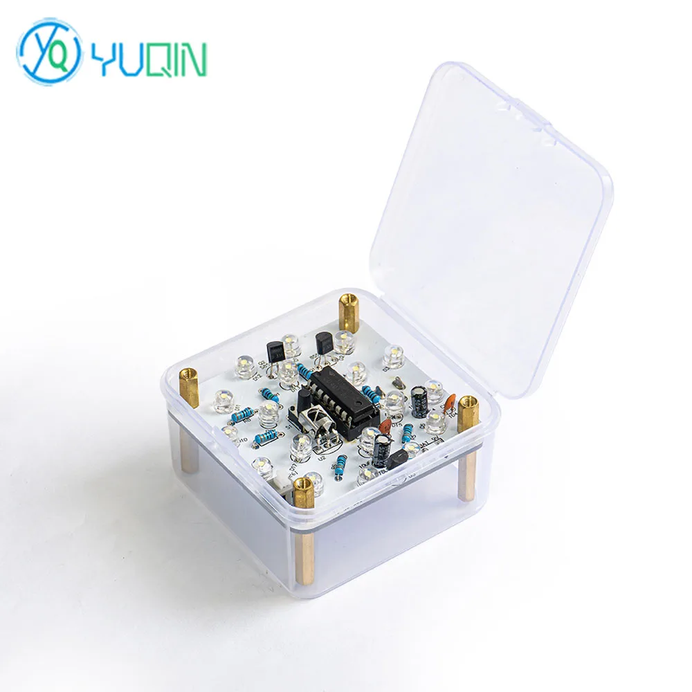 DIY Electronic Kit Remote Control Night Light LED Soldering Practice Circuit Assembly Fun STEM Project Electronic Components