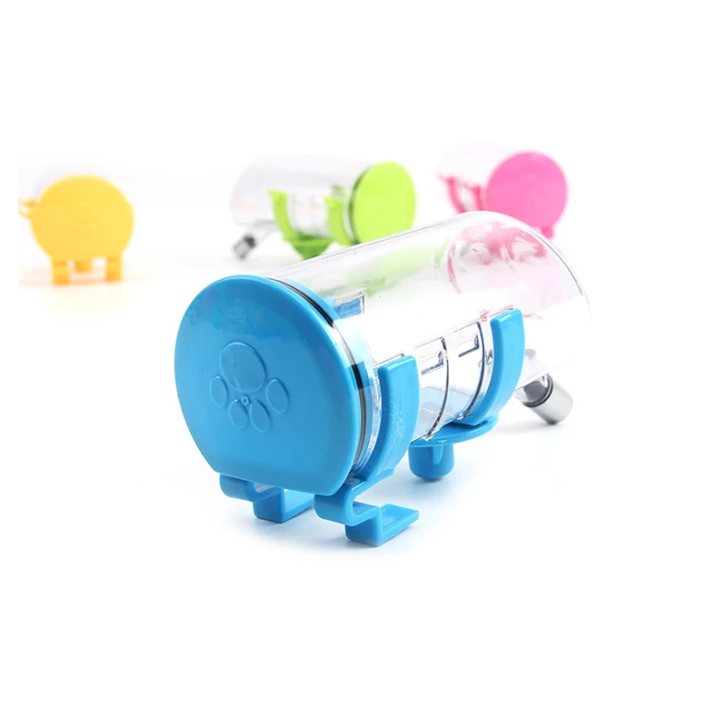 

350Ml Pet Water Bottle Hanging Leak-Proof Durable Animal Safe Plastic For Small Dogs Cats Rabbits Hamsters Sky Blue Sealed Cover