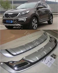 for Kia Sportager 2010 2011 2012 2013 2014 2015 2016 ABS Front Rear Bumper Guard Protector Skid Plate car accessories