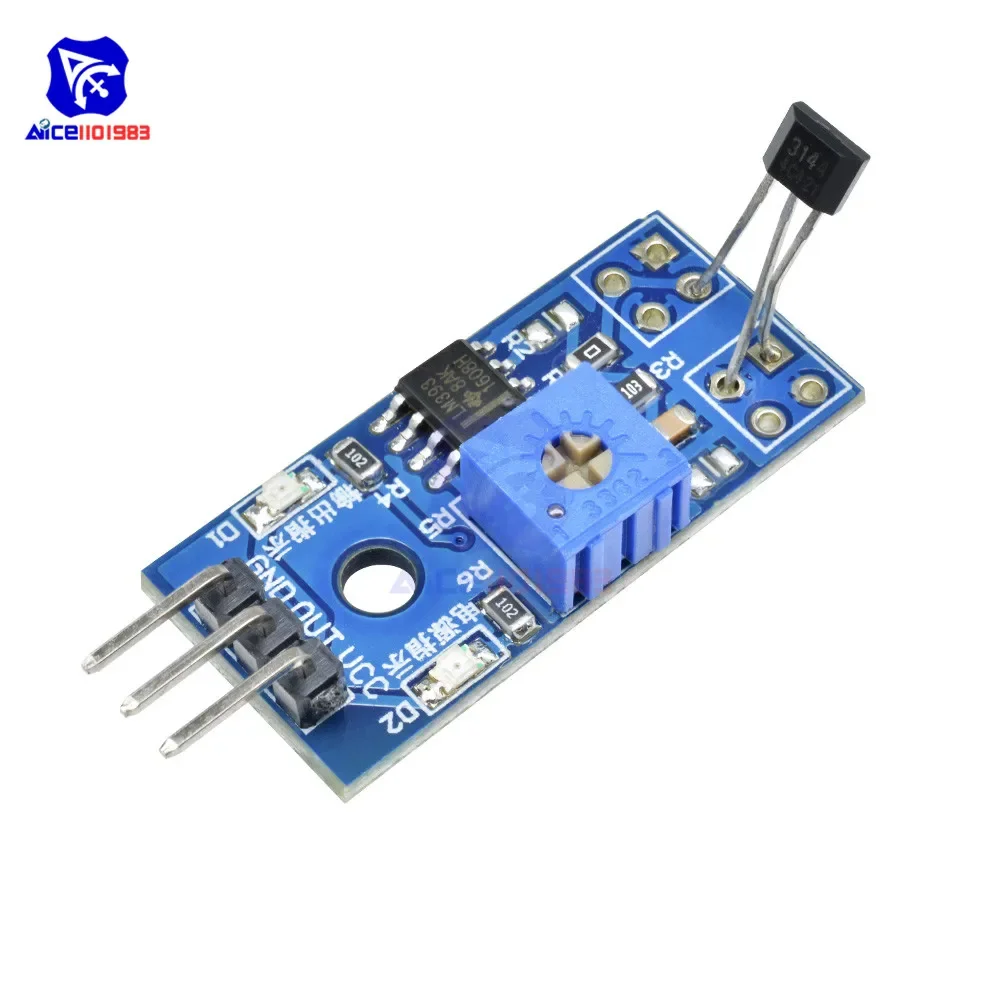 diymore LM393 Hall Sensor Speed Test Sensor Module for Arduino