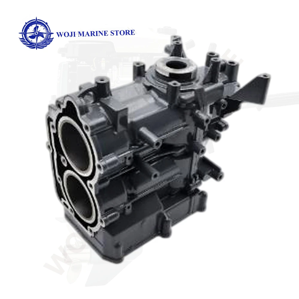 Crankcase Housing for Yamaha 2-Stroke 9.9/15 HP (6B4) Outboard Crankcase Assembly for Parsun T20 6B4-15100-00 E9.9DMH/E15DMH