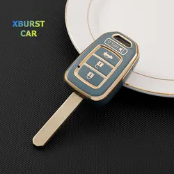 TPU Shell Fob for Honda Accord CIVIC CRV Jazz HR-V HRV 2013 2014 2015 2016 Car Remote Key Cover Case Keychain Accessories