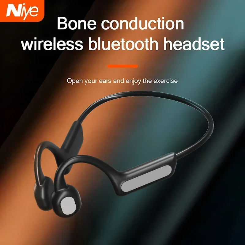 NEW Bone Conduction Sports Headphones IPX3 Wireless Earphone Bluetooth5.3 Compatible Headset TWS Hands-free with Mic for Running