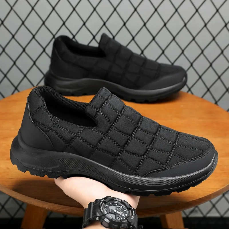 Casual and Comfortable Daily Men's New Soft Soled Non Tiring Casual Shoes for Lazy People To Step on And Walk Well No Straps