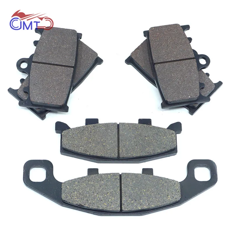 For Kawasaki ZZR600 ZZR400 ZZR 600 400 1990-1992 Ninja ZX-6 ZX6 ZX 600 1990-1993 Front Rear Brake Pads Kit Set