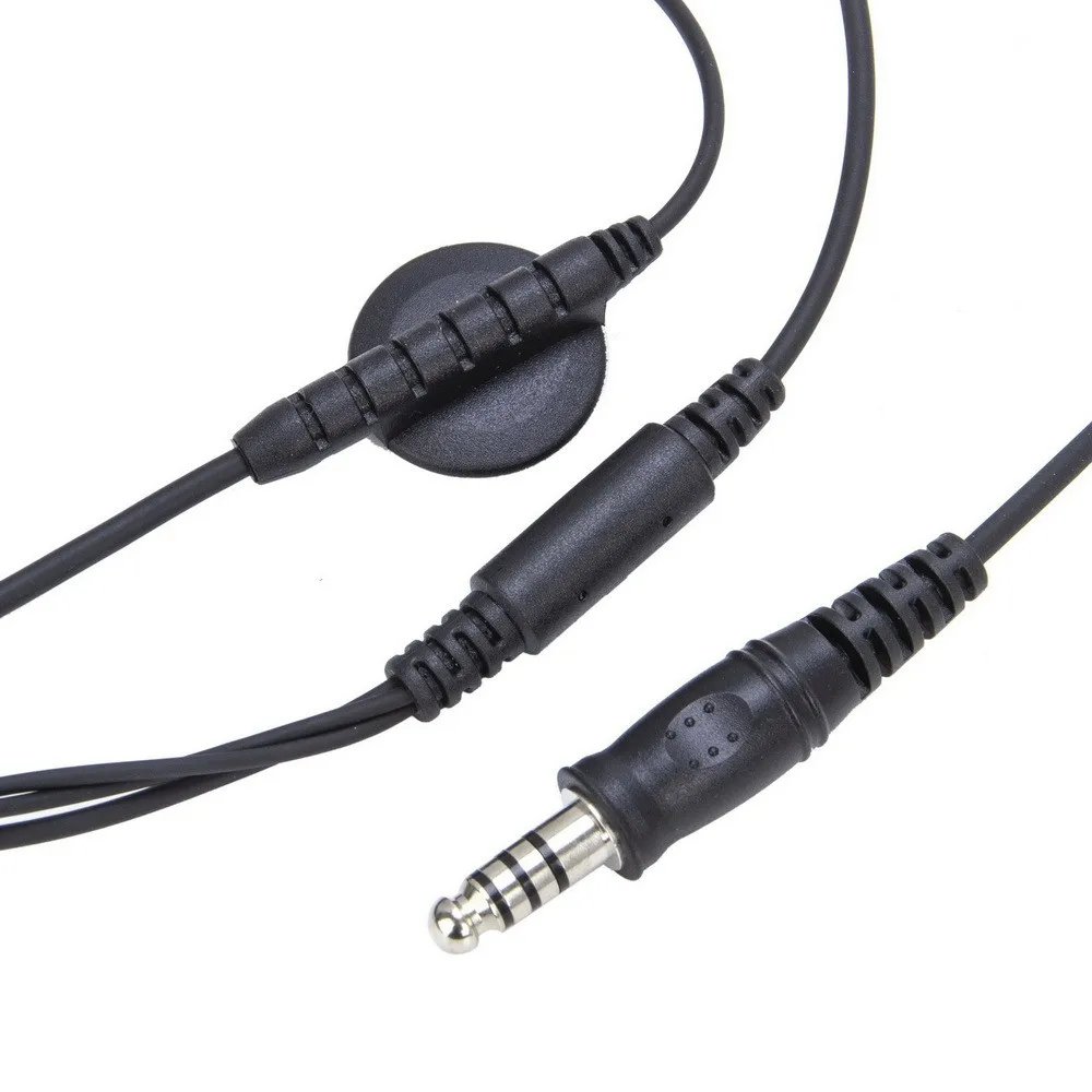 Adaptador U94 PTT para casco de motocicleta, Radio bidireccional, micrófono, auriculares para Baofeng UV9R UV-9R Plus UV-XR