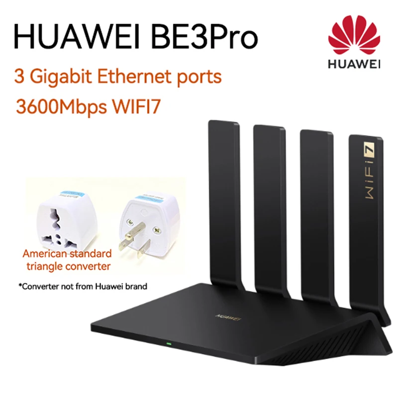 

Chinese Version HUAWEI WiFi BE3 Pro Router - Next-Gen Wi-Fi 7+ Wireless Network American Standard
