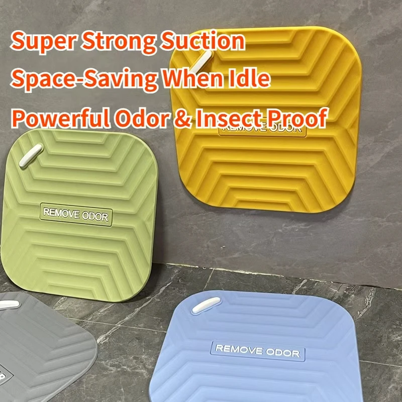 Universal Anti-Odor Floor Drain Cover – Sink Stopper, Basin Plug & Drain Cover All in One