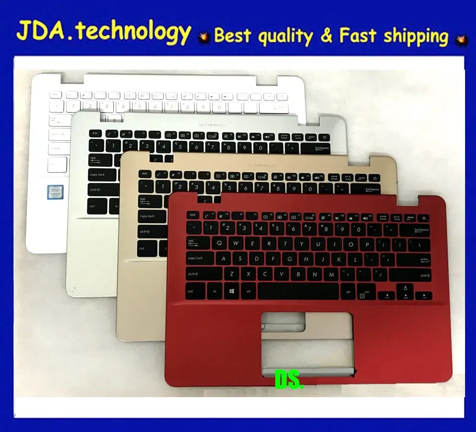 

MEIARROW 95%New Original top case for ASUS VIVOBOOK S4000U S4000 S4000UA S4100 X450U palmrest upper cover US keyboard