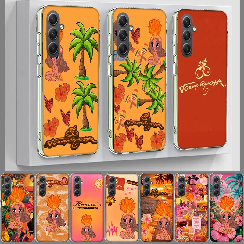 K-Karol G Tropicoqueta Phone Case for Samsung A17 A37 A57 A07 A16 A26 A36 A56 A06 A02S A12 A22 A32 A52S A04S A14 A24 A34 A54 A03