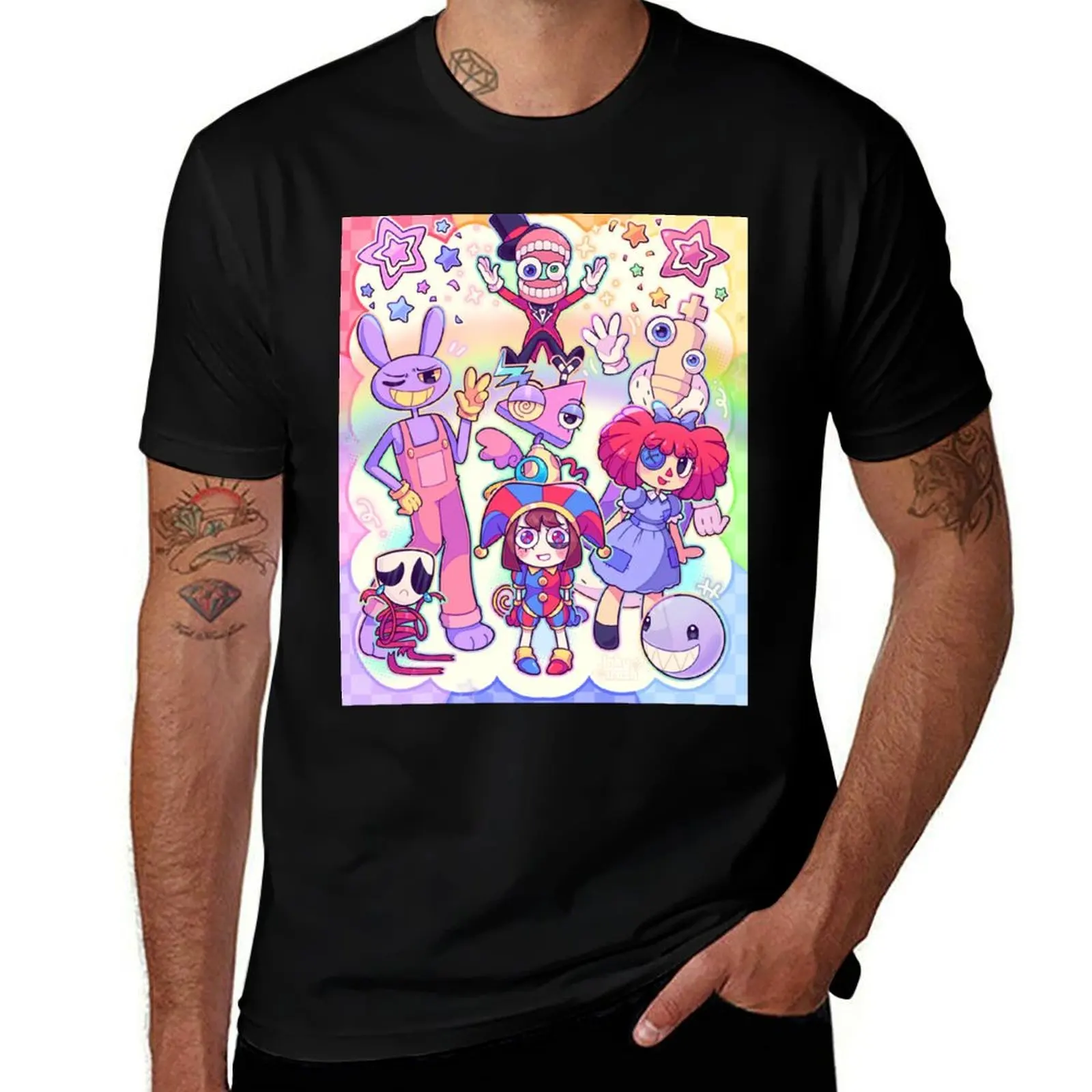 

The Amazing digital circus T-Shirt summer top vintage T-shirts oversize t shirts men