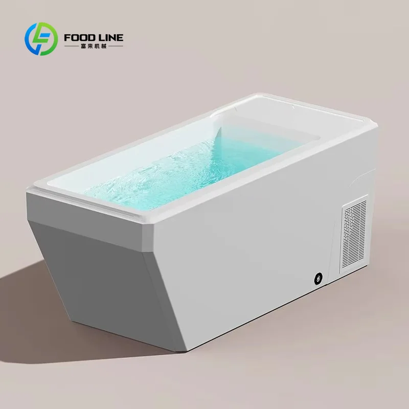 Customized Wifi Cold Plunge Sports Recovery Acrylic Massage Ice Bath Tub All in One Hot and Cold Water Therapy Tub