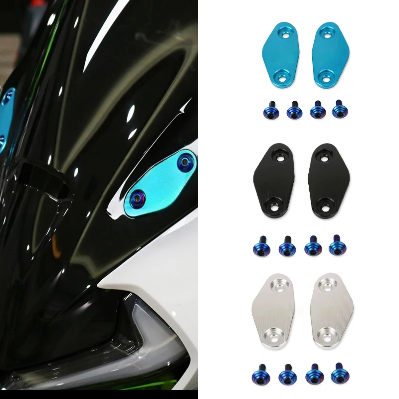 Cubierta del orificio del espejo retrovisor 675SR, tapa del código del chasis del espejo, bloque Base apto para CF-MOTO 675SR 675SR-R, espejo retrovisor para quitar deco