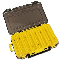 Fishing Box 12&14 Compartments Fishing Accessories Lure Hook Boxes Storage Double Sided High Strength Fishing Tackle Box Hot