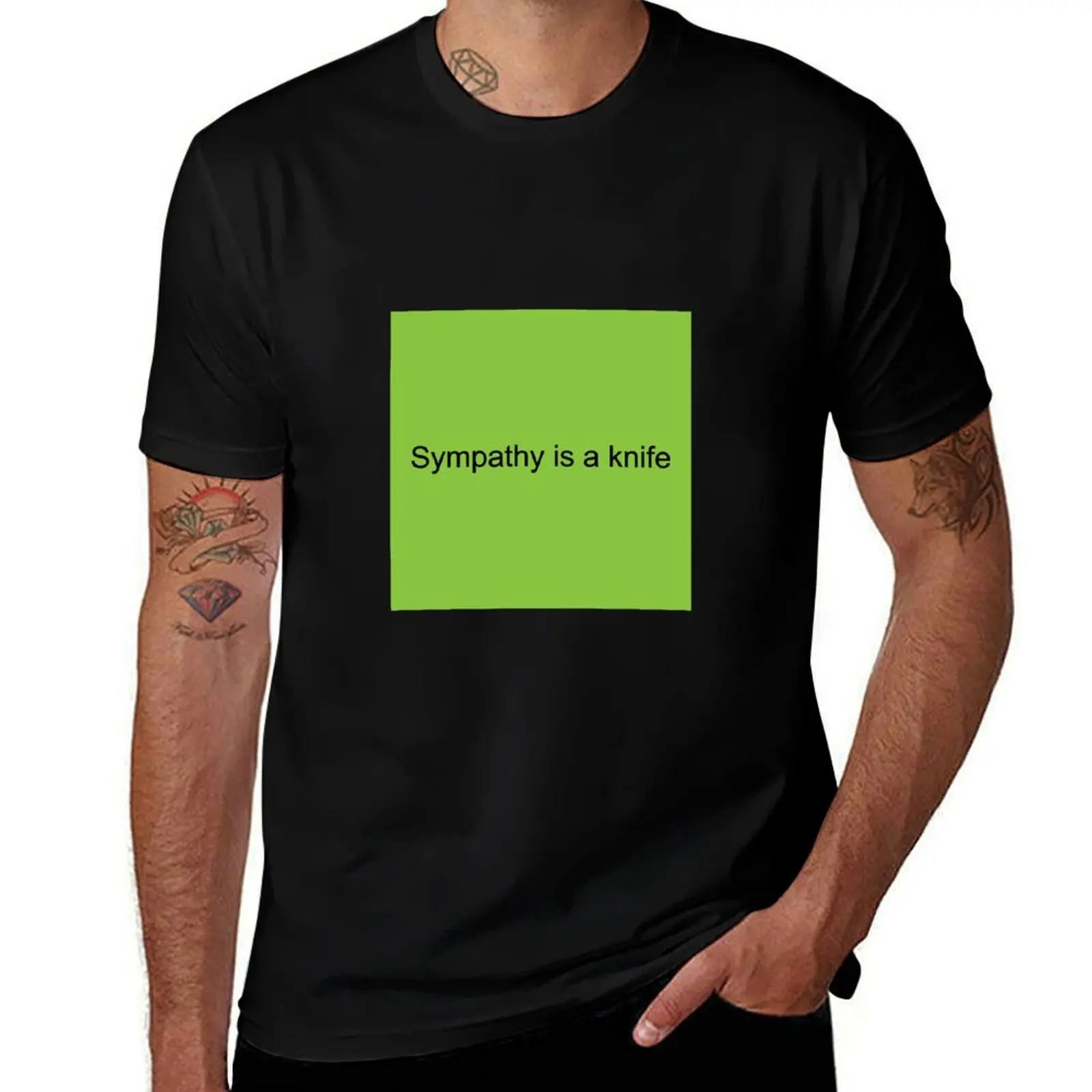 

is shirts T-Shirt cotton funny for t black shirts knife man - t t-shirt designer package Brat charli Sympathy a plain cotton