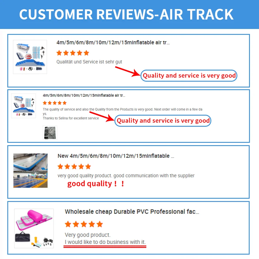 تصميم مخصص قطرة غرزة نفخ اليوغا حصيرة الرياضة الهواء المسار نفخ منصة عائمة على الماء