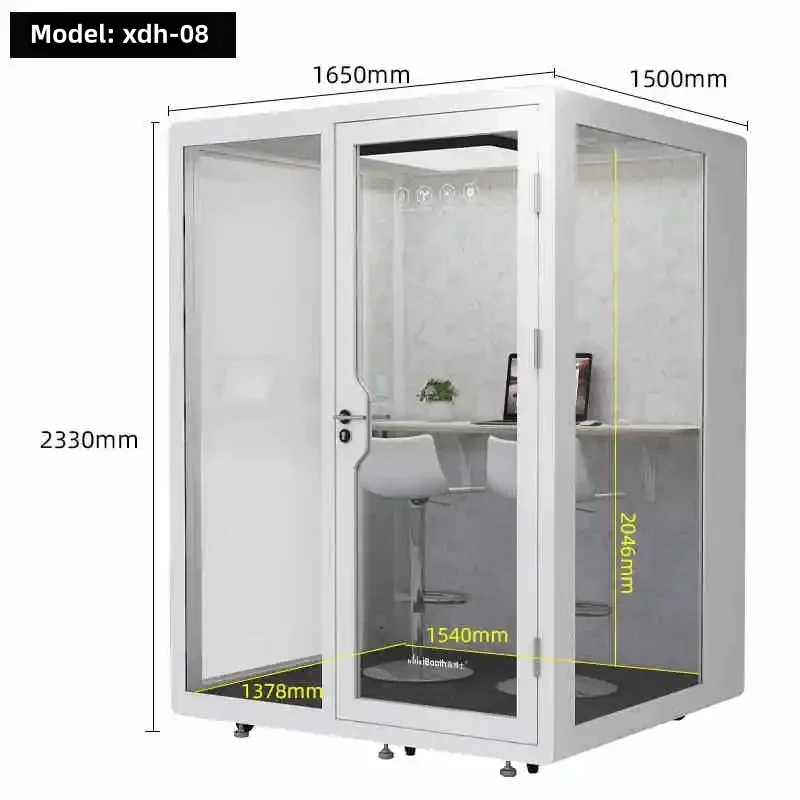 مبيعات ساخنة كشك عازل للصوت أثاث مكتبي متنقل كابينة صامتة عازلة للصوت غرفة مكتب بناء جراب مكتب خارجي #6