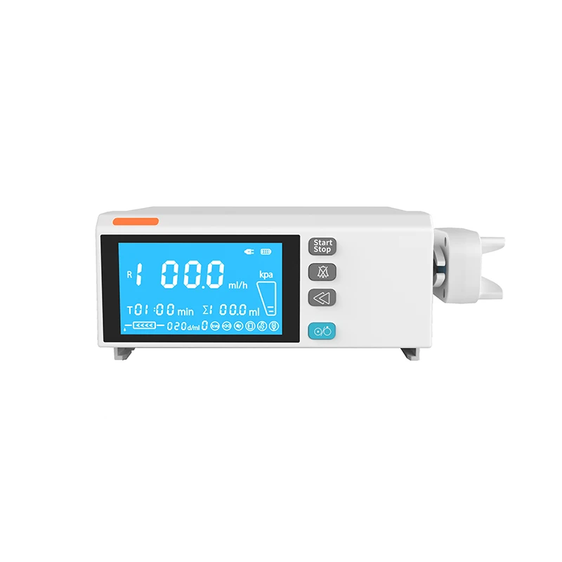 4.3 Inch Color Touch Screen With Multiple Infusion Modes 1800mAh battery Syringe Pump