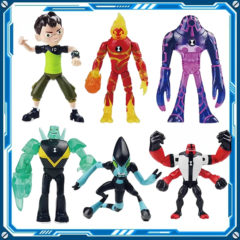 En Stock, Original, Sin Caja, Figuras de Acción de Ben 10, Estatua de Ben 10, Modelo de PVC, Figura de Anime, Decoración, Adorno, Juguetes Coleccionables, Regalos