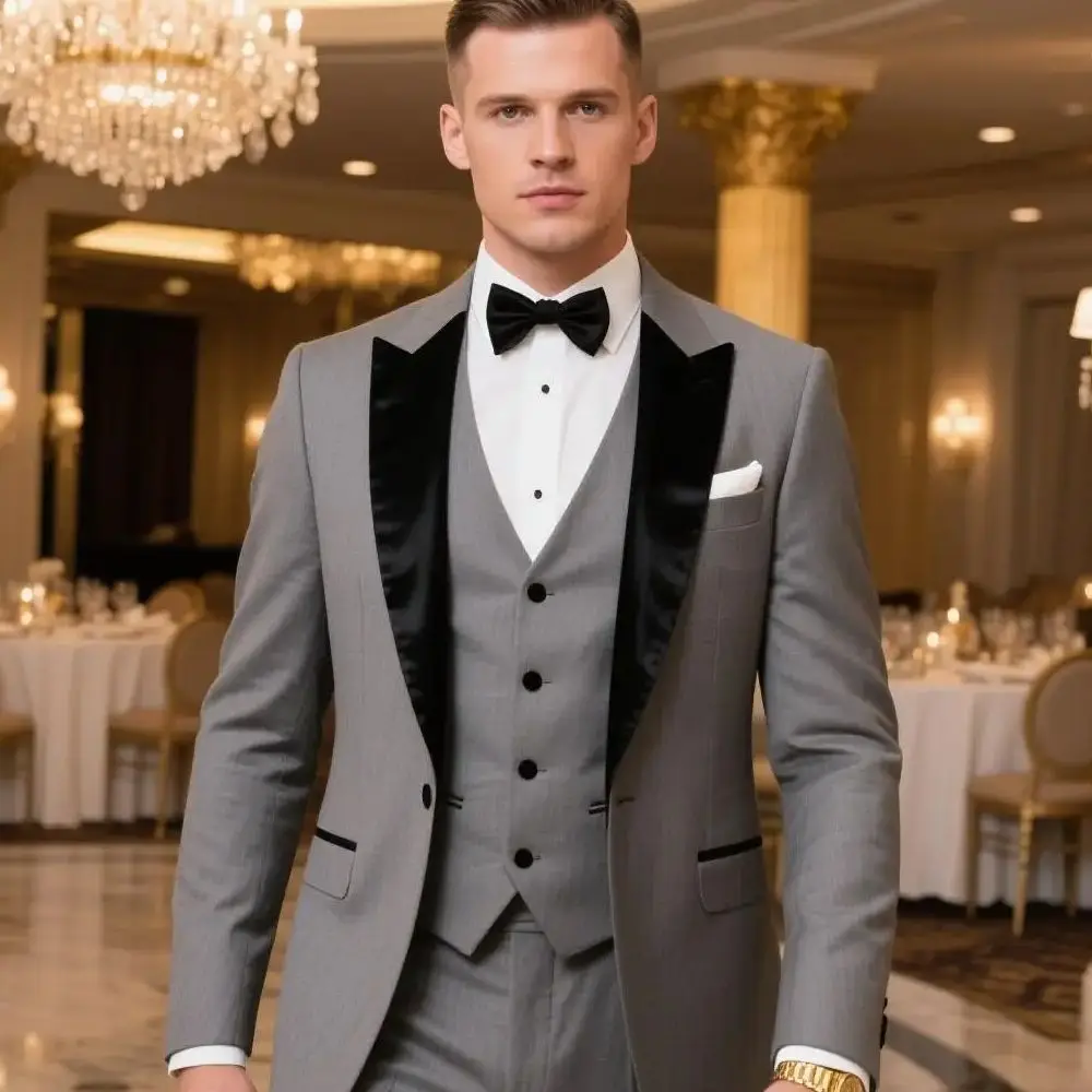 

Homens Vermelho Único Breasted Ternos, Pico Lapela, Comprimento Regular, Slim Fit, 3 Peça, Jaqueta, Calças, Colete, Rou