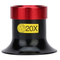 20X Magnification Magnifying Glass Loupe Aluminum Alloy Lightweight Watchmaker Loupe Monocular Magnifier Watch Repairing Tool