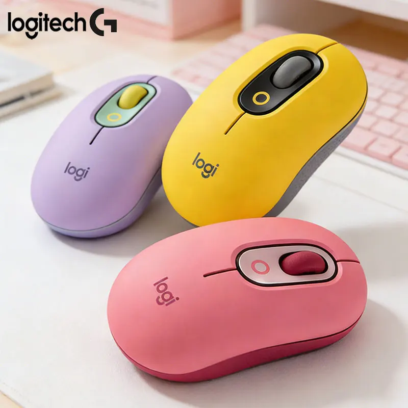 

Logitech M350POP Quiet Mouse, Office Use, High-Precision Tracking, Suitable for Office, Student, and Home Use