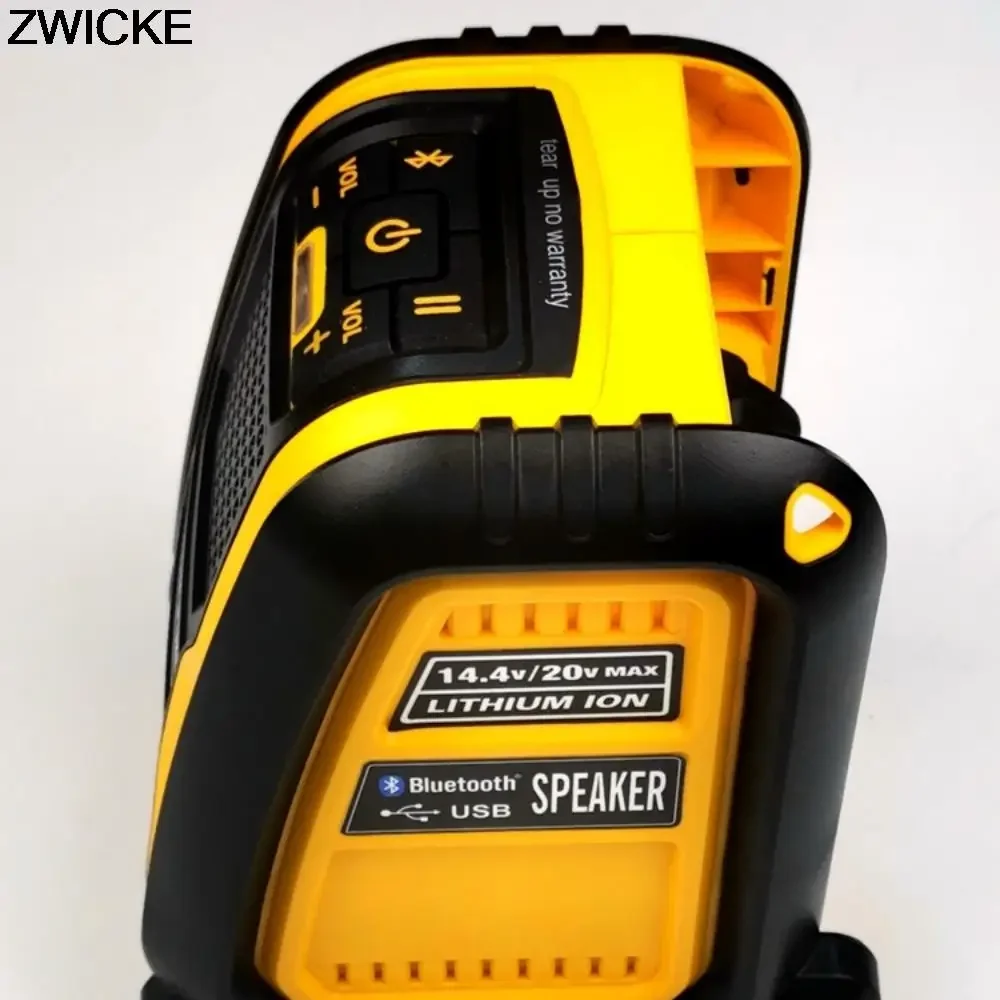 Bluetooth Speaker for Makita Dewalts Bosch Milwaukee 14.4-18V Lithium Battery Power Tool Charger