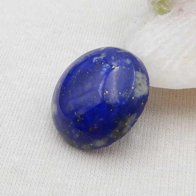 Pedra natural lapis lazuli redonda cabochon grânulos 20x6mm 4g semiprecioso na moda jóias para acessórios colar