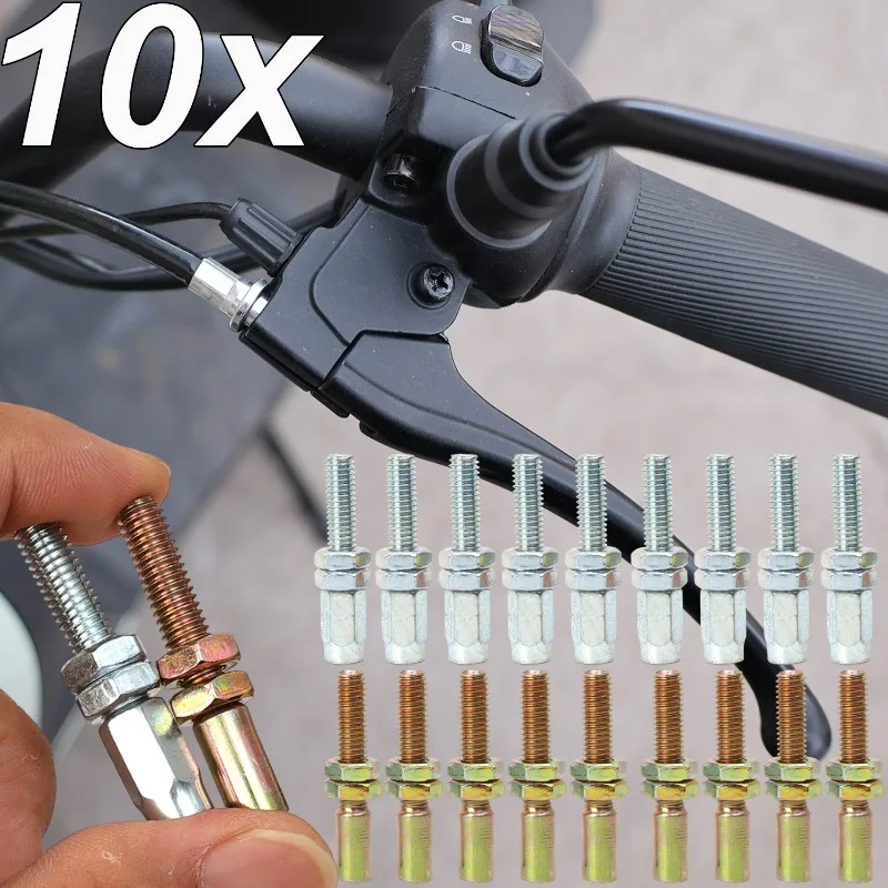 

M6 Screws Motorbike Throttle Cable Parts Throttle Cable Screws for Agricultural Machinery Kart Throttle M6 Hollow Screw