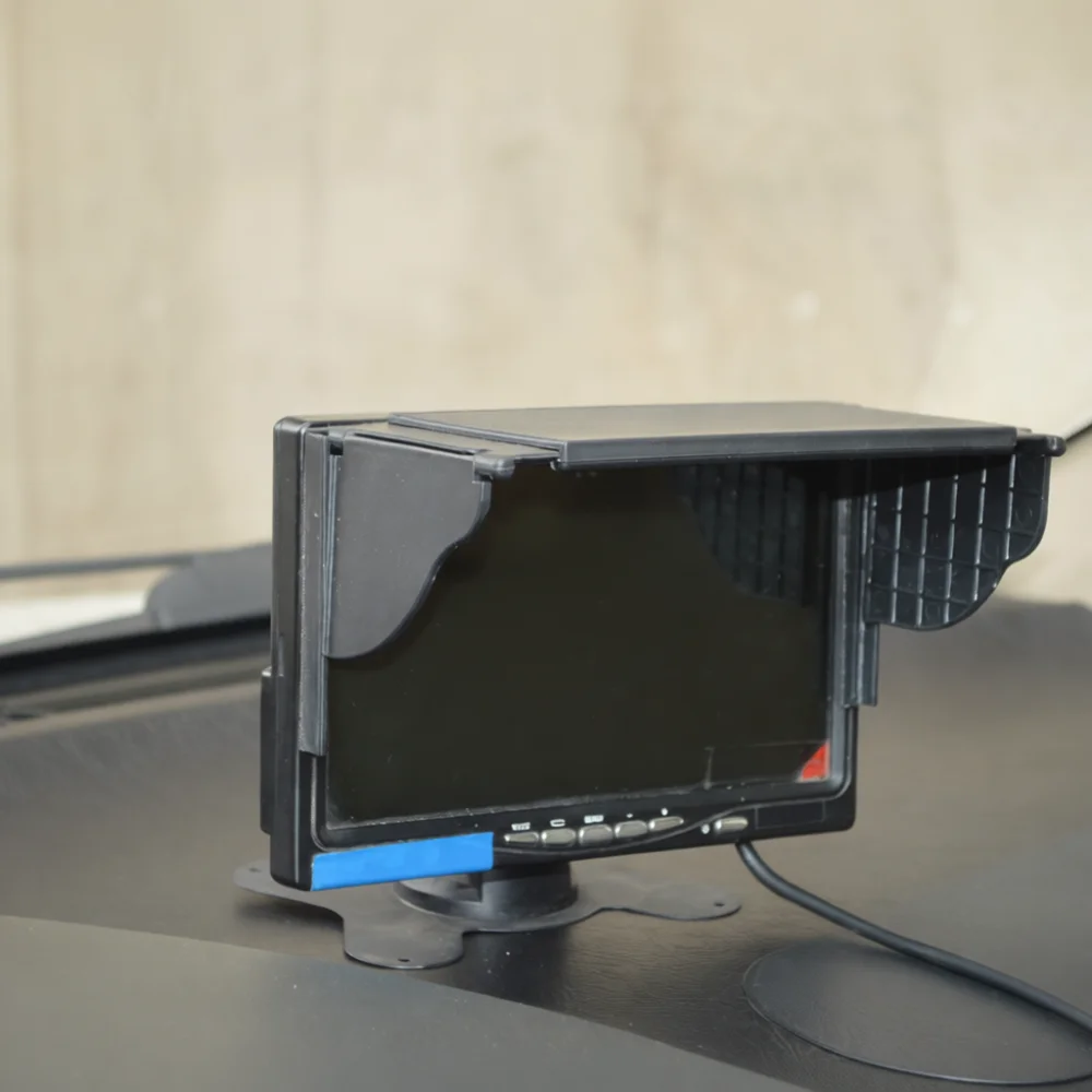 Car Navigation Screen Sun Shade Hood Anti Glare Visor Shield For GPS Monitor Vehicle Dashboard Accessory Universal