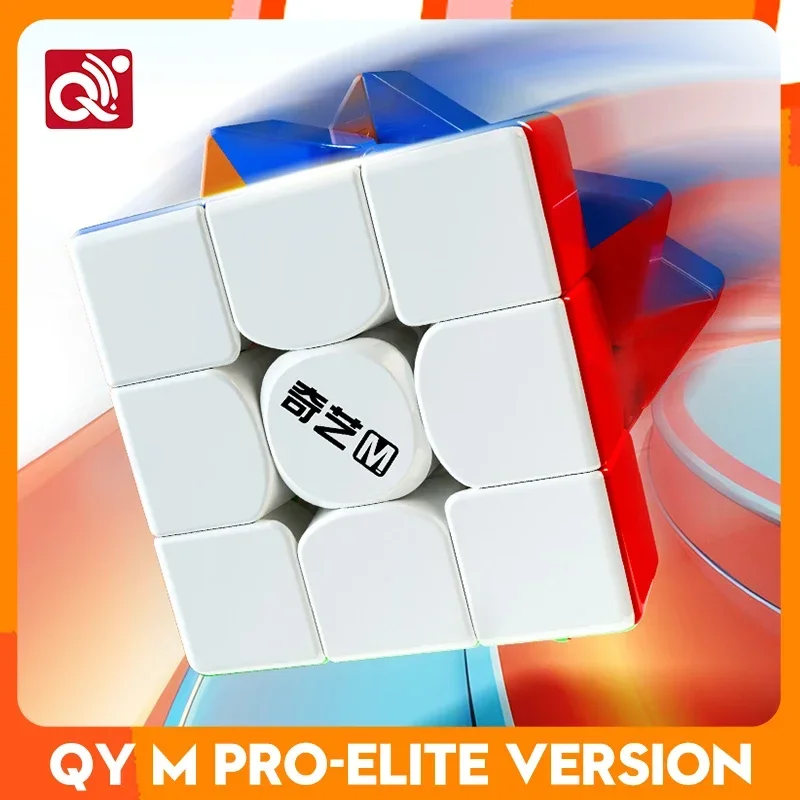 

[CubeFun]QiYi M PRO-Elite Версия 3x3x3 Магнитный УФ магический куб профессиональный 3x3 скоростной пазл детские развивающие игрушки